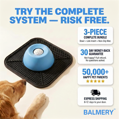 BALMERY™ Slow Feeder Dog Bowl